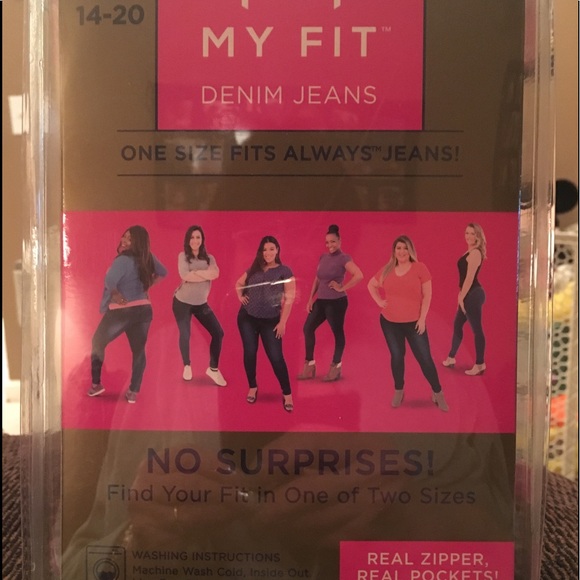 My Fit Denim Jeans size 14-20 As Seen On TV NWT - Picture 3 of 8